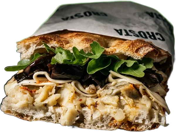 Campagnola schiacciata wrapped in Crosta paper