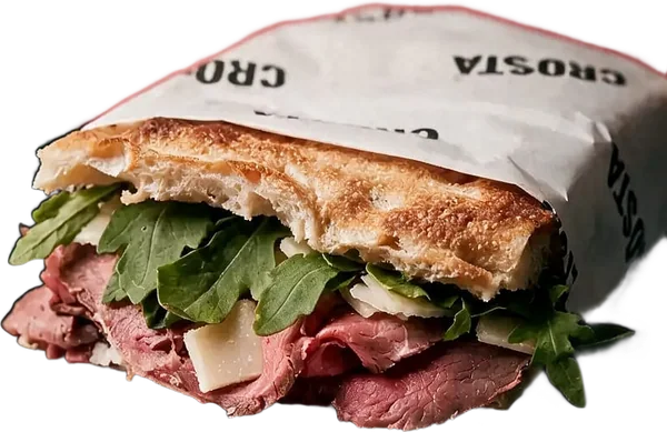 Valtellina schiacciata wrapped in Crosta paper