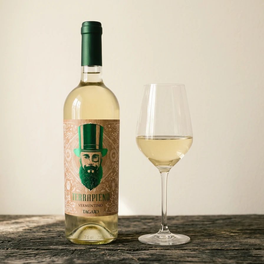 Terrapieno Vermentino by Tagaro, Italian white wine poured at Crosta Berlin