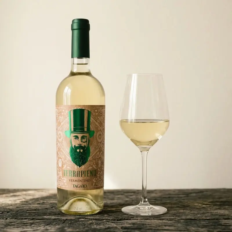 Terrapieno Vermentino by Tagaro, Italian white wine poured at Crosta Berlin